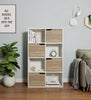 Wood Bookcase Bookshelf Compartment Display Storage Rack Cube Storage Unit