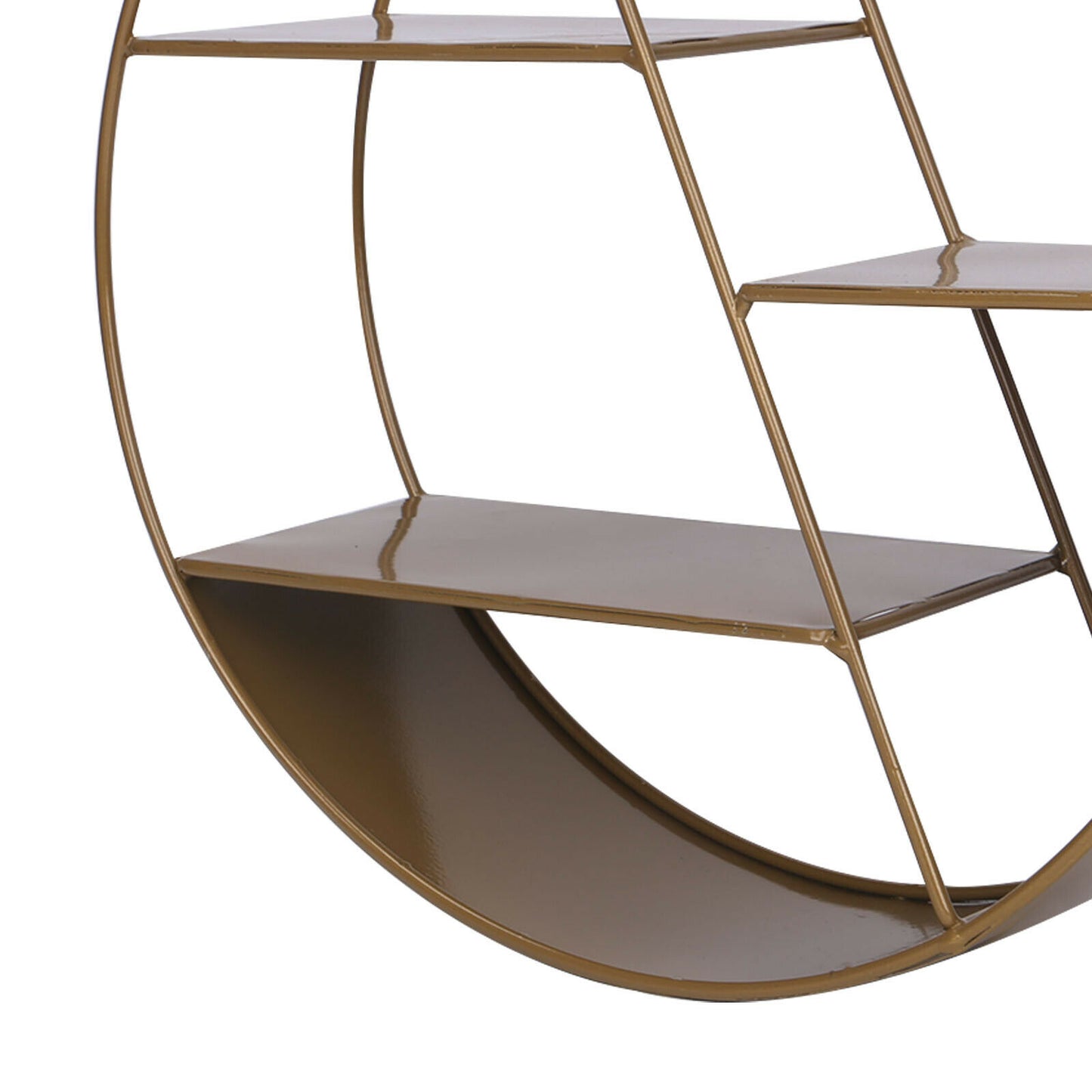 Floating Shelves Metal Wall Shelf Hanging Decorative Office Storage Display Rack