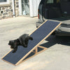 Portable Freestanding Dog Adjustable Heights Non-Slip Puppy Ramp Carpet Stair.