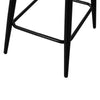 2 Pcs Grey Velvet Bar Stools Breakfast Stool Kitchen Pub Chairs 65 cm seat High