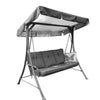 Replacement Canopy For Swing Seat 3 Seater Sizes Garden Hammock Cover Black UK