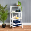 Ladder Shelf Unit 4 Tier Storage Display Stand Rack Home Bathroom Christow