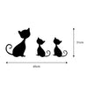 Walplus Cat Mirror Wall Stickers Art Living Room Home Decorations