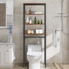 Industrial Over-The-Toilet Storage Cabinet 3-Tier Washing Machine Rack Organizer