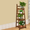 4 TIER FOLDING SHELF LADDER SHELVING UNIT DISPLAY STAND HOME OFFICE STORAGE RACK