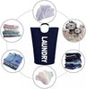 Collapsible Fabric Laundry Hamper, Foldable Clothes Bag, Washing Bin Basket