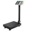 New 100KG 220LB Industrial Platform Postal Weighing Scales Black UK