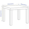 Lack Small Side Table Bedroom Hallway Drink Tea Coffee Home Office 55x55cm