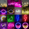 Neon Sign Light LED Wall Lights Art Decor Lamp for Kids Bedroom Home Bar Party