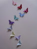 20 3d PEARLESCENT BUTTERFLY TOPPER WALL DECORATION DECOR STICKERS GIRLS ROOM cur