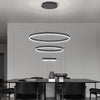 LED Pendant Light Ring Adjustable Lamp Ceiling Lights Decor Lighting Variable