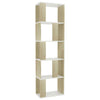 Book Cabinet Room Divider Bookcase Storage Display Corner Rack Wooden Furniture
