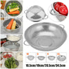 Stainless Steel Mesh Colander Kitchen Bowl Drainer Vegetable Sieve S M LXL