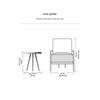 Side Table Round Tri Pin Small Bedside Living Room Coffee Indoor Circular Wooden