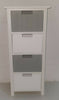 4 Drawer Bathroom Cabinet Storage Unit Fully Assembled White Cupboard white Grey