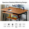 Home Office PC Computer Desk Writing Study Table Workstation Shelf Furniture UK