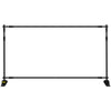 10' x 8' Backdrop Banner Stand Adjustable Telescopic for Trade Show