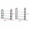 4/5 Tier Shelf Cabinet Stand Storage Shoe Rack Layer Holder Corner ACB#