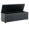Large Chesterfield Storage Ottoman Bench Box Widnow Seat Stool Bedroom Footstool