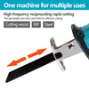 Cordled Electric Reciprocating Saw 4 Blades Wood Metal Cutting Recip Hand Held