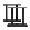 2 x Bench Set Legs Industrial Designer Metal Steel Bench/Coffee/Side Table Legs