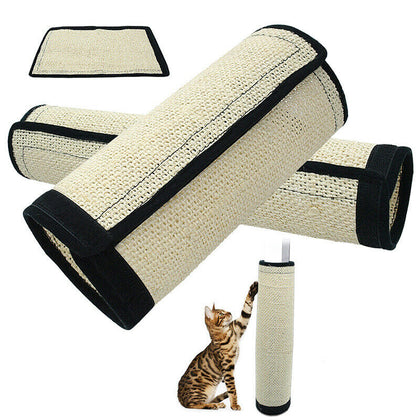Large Sisal Scratching Mat Pet Cat Kittens Mats Base Sofa Bed Scratcher Post Toy