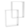 Floating Wall Cube Shelves Set of Cross Cubes Hanging Storages Display Shelving