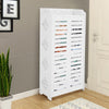 Shoe Rack Shoes Storage Cabinet Wooden Stand Cupboard 5 Shelves Organiser 2 Door