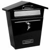 Post Box Large Letter Mail box Steel Lockable Outdoor Wall Mounted With Keys