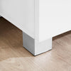 Shoe Cabinet Storage Large White Oak Wide 3 Door 2 Drawer Cupboard Shoe Tidy