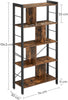Industrial Large Bookcase Metal Shelving Unit Book Shelf Storage Display Cabinet