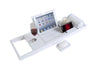 Luxury Extendable Bath Tub Caddy BathroomTrays with Accessories Holder