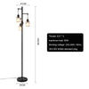 Standard Black Floor Lamp Metal Base Reading Bedroom LivingRoom Adjustable Light