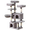 Large Cat Tree Activity Centre Multilevel Scratching Post Kitten Climbing Tower