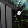 Anthracite Designer Radiator Flat Panel Horizontal Single Heating Rads 600 x 600