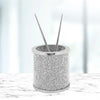 Sparkly Crushed Diamond Crystal Filled Utensil Holder Kitchen Storage Spoon UK