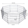 New 61x61CM Folding Pet Play Pen Dog Rabbit Puppy Playpen Cage Run Fence Garden