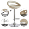 2X Rattan PU Bar Stools Breakfast Bar Chair Kitchen Stool Swivel Barstool