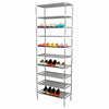 Shoe Rack 10 Tier Cabinet Storage Organiser Stand Shelf 30 Pairs Dustproof Grey