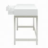 COMPUTER DESK WITH 2 STORAGE DRAWERS HOME OFFICE STUDY WRITING DESK WOODEN TABLE