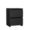 Modern 2 Drawer Chest of Drawers Bedside Table Cabinet Nightstand Bedroom