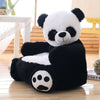 Baby Kids Plush Sofa Seat Children Bear Panda Soft Chair Toddlers Armchair Seat
