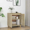 Slim Hallway Cabinet Cupboard Modern Side Table Console Narrow Unit Brown Small