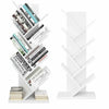 9 TIER TREE FREE STANDING BOOKSHELF WOODEN SHAPE DISPLAY BOOKCASE DISPLAY RACK