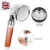 High Pressure HandHeld Shower Head 3 Way Filtered Rainfall Spa Water Saving 2021