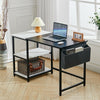 120/140cm Computer Desk PC Table Laptop Bookshelf Corner Writing Office Shelf UK