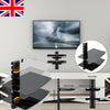 2 Tiers Floating Media Shelves Shelf For DVD TV BOX TV AV Wall Mounted Shelving