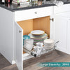 Pull Out Kitchen Basket Slide Out Storage Basket Cupboard Drawer For 350 - 600mm