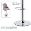 1x Breakfast Bar Stools Swivel Gas Lift Kitchen High Chair Counter Pub Bistro UK