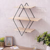 3 Tier Diamond Floating Shelf Wall Mounted Storage Shelving Display Storage Rack